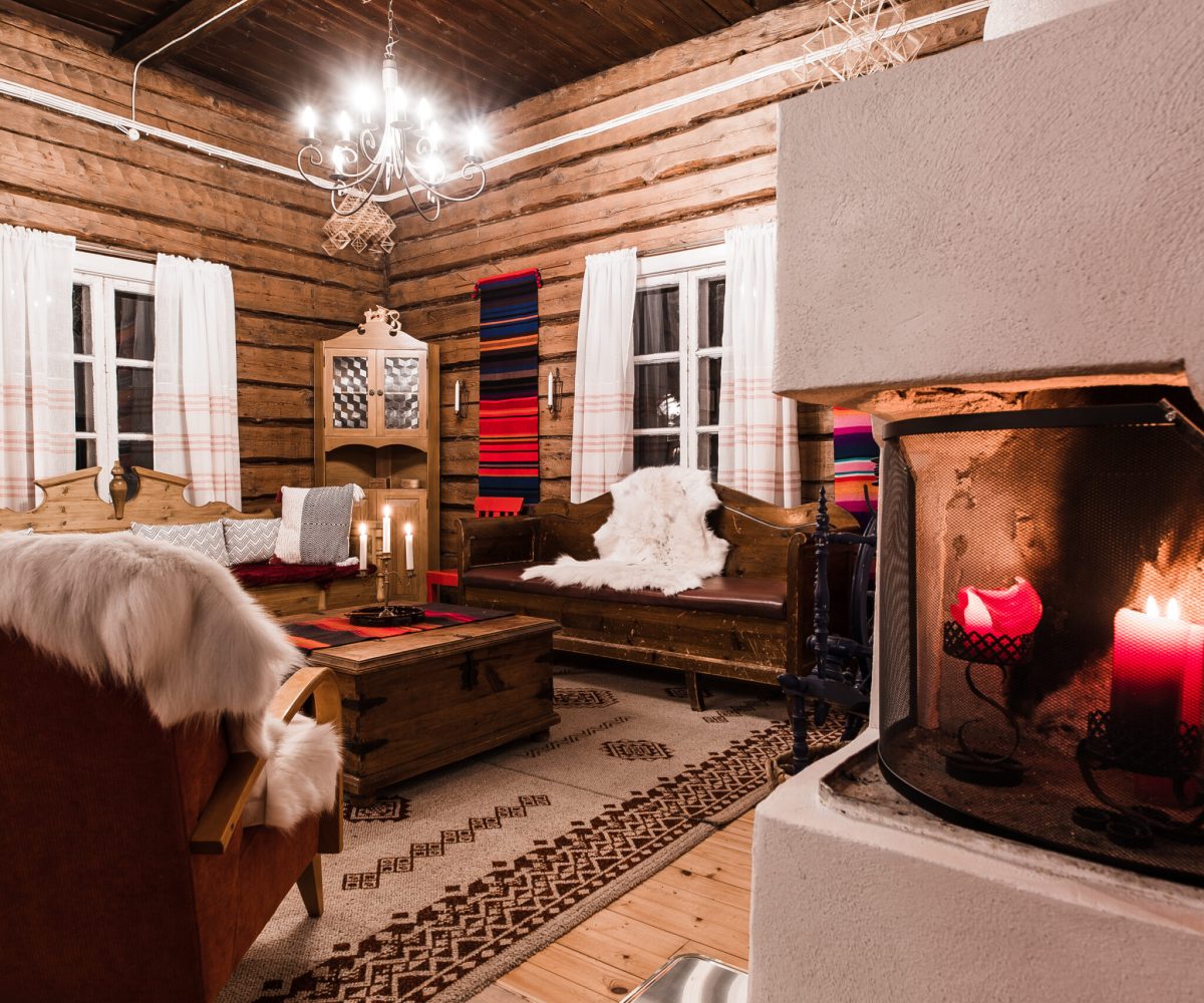 Lapland Deluxe pirtti ja valotakka Alex